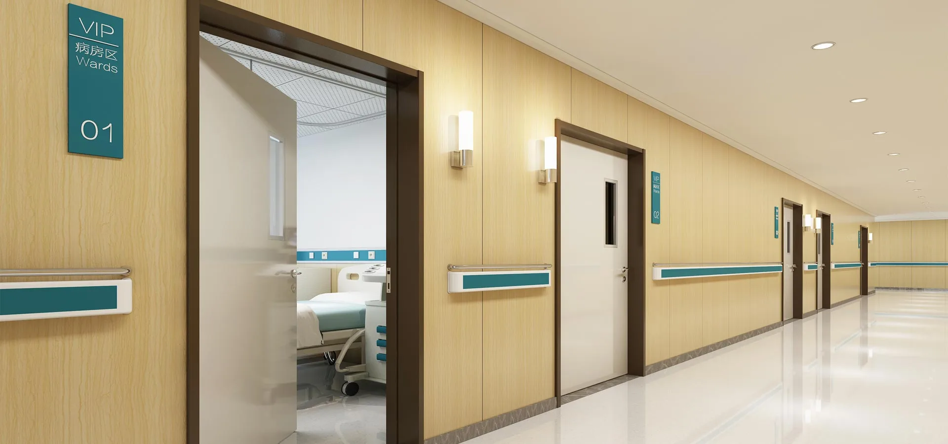 Pembekal Penyelesaian Bersepadu Sistem Pintu Hospital